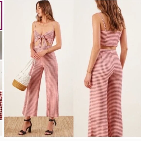 Reformation Gingham Pants - Picture 12 of 12